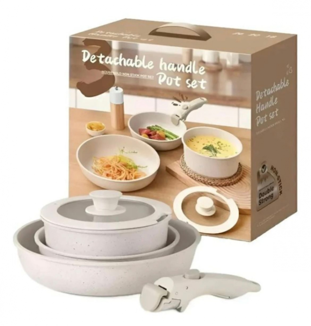 Set de Ollas de 3 piezas 